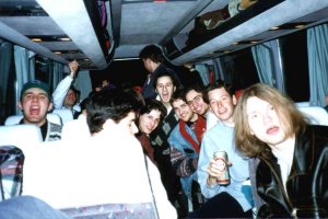 amici delle superiori, viaggio di ritorno