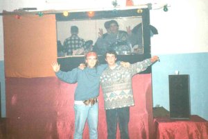 Raffaele e Roby, festino sopra latteria