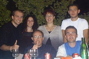 foto di gruppo al compleanno