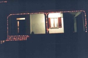 luci natale a casa di Silvia, metà casa